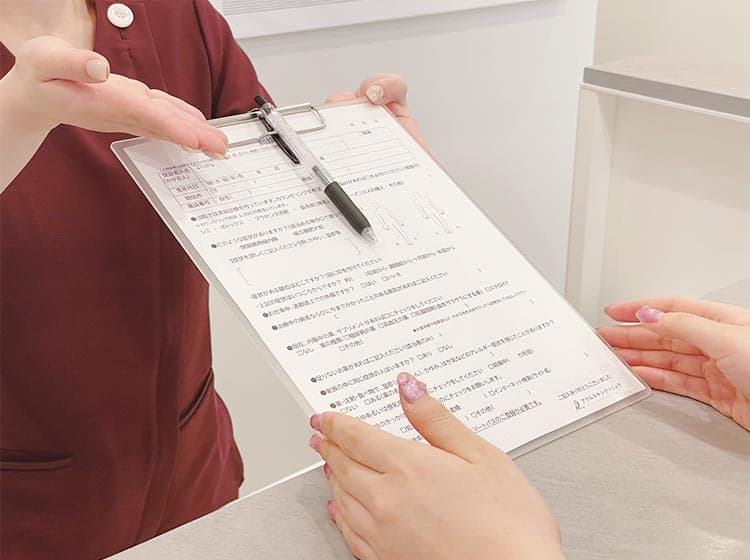 問診票のイメージ写真